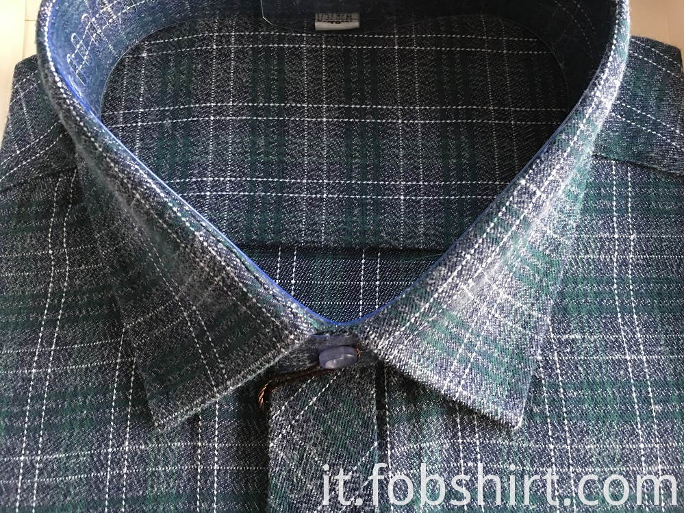 Men Flannel Fabric Quality Shirt